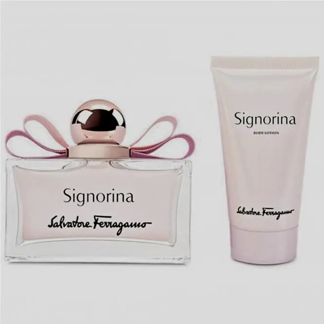 Salvatore Ferragamo Gift Set Signorina 50 ml 1.7 oz Eau de Toilette Body Lotion