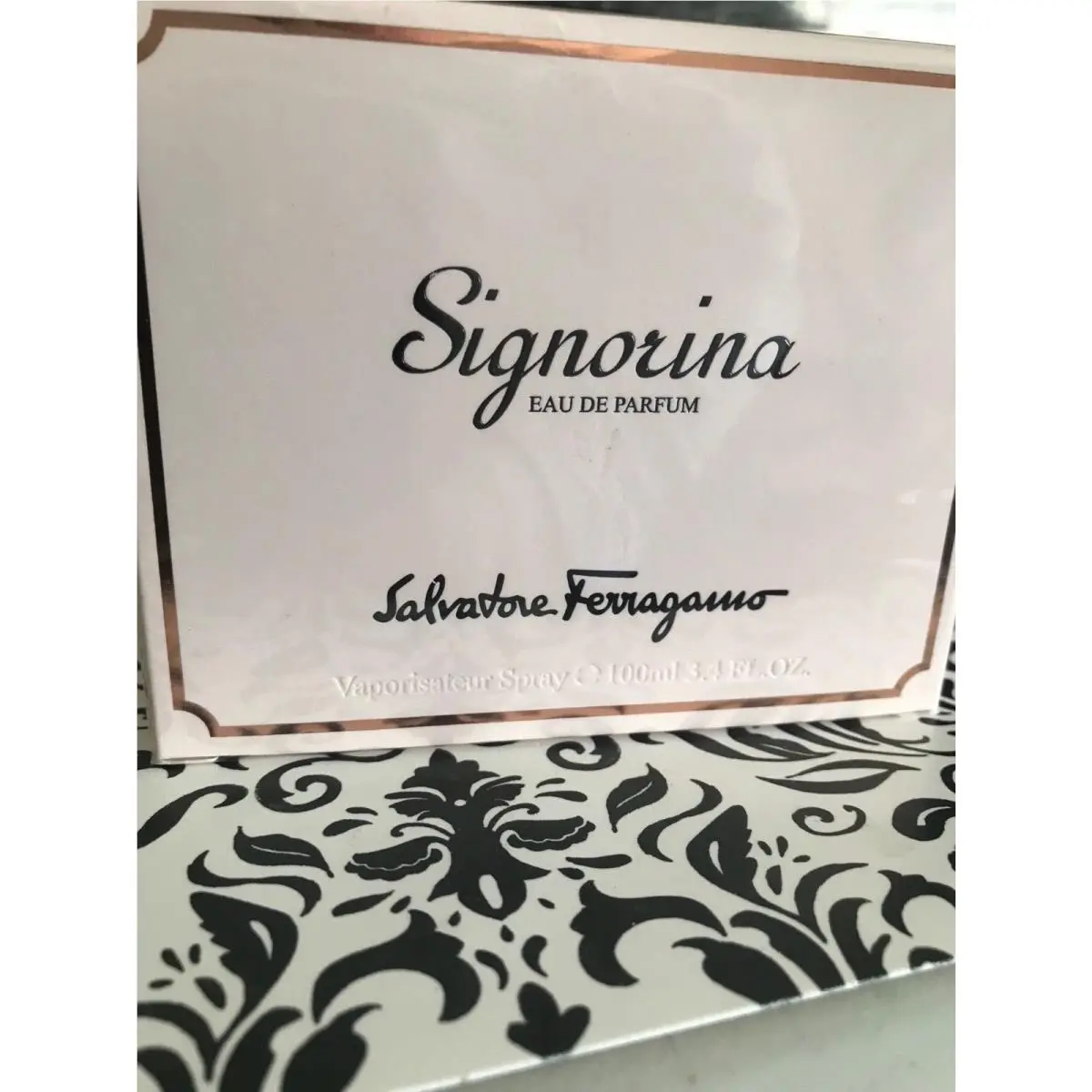 Salvatore Ferragamo Signorina Perfume Eau De Parfum Spray Fragrance 3.4 Rare