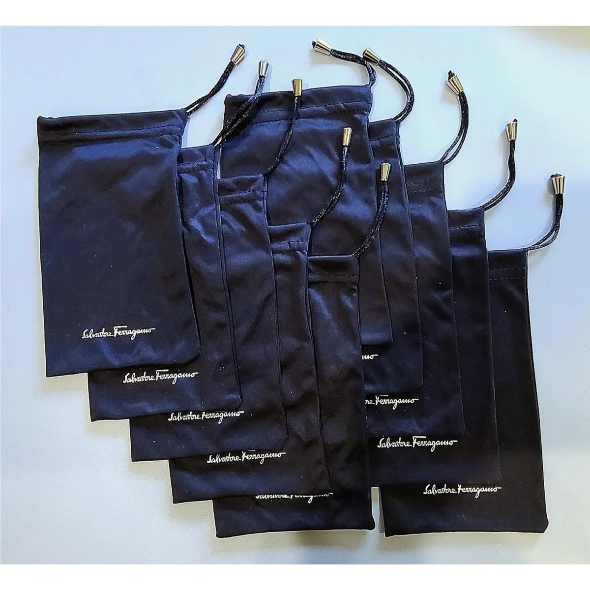 50 Pcs - Salvatore Ferragamo Sunglasses/eyeglasses Soft Carry Case - Black