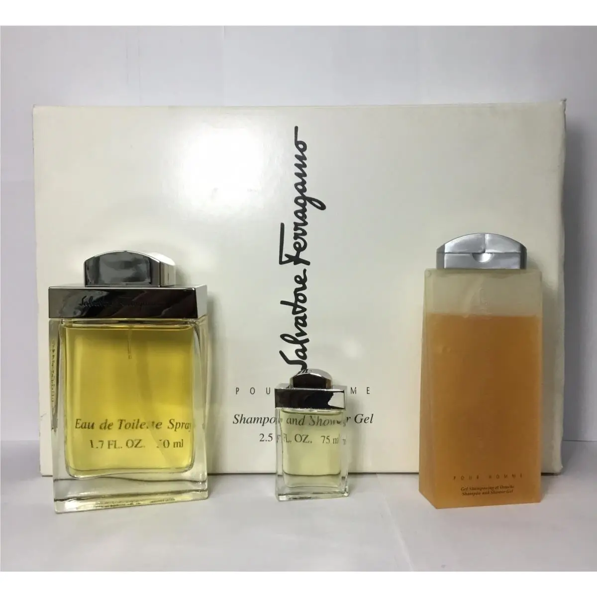 Salvatore Ferragamo Pour Homme Gift Set Edt Spray 1.7oz