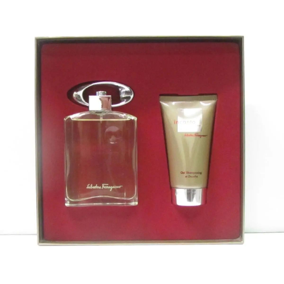 Incanto Pour Homme by Salvatore Ferragamo Men Set 3.4 oz Edt Spray + Shower Gel