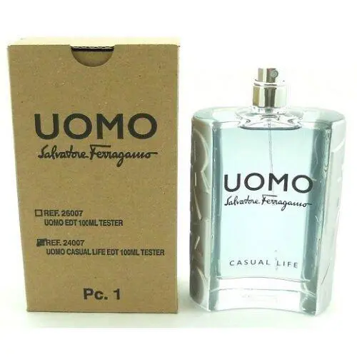Salvatore Ferragamo Uomo Casual Life Men 3.4 oz 100 ml Edt Spray Same As Photo