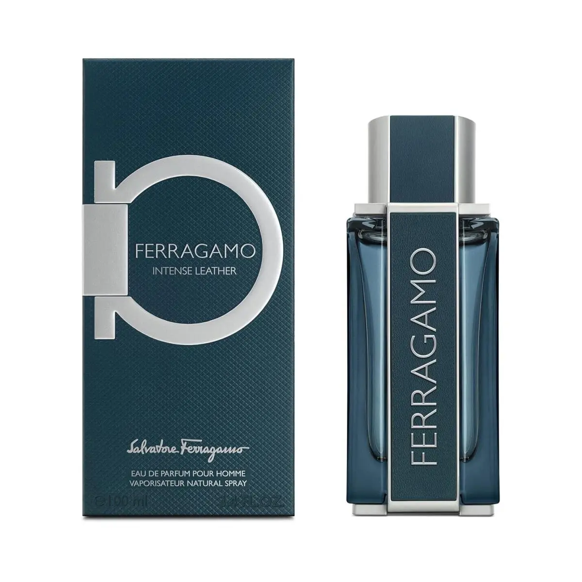 Ferragamo Intense Leather by Salvatore Ferragamo 3.4 oz Eau de Parfum Spray Men