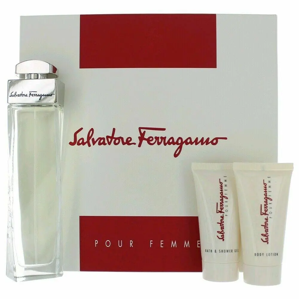 Salvatore Ferragamo by Salvatore Ferragamo 3 Piece Gift Set For Women