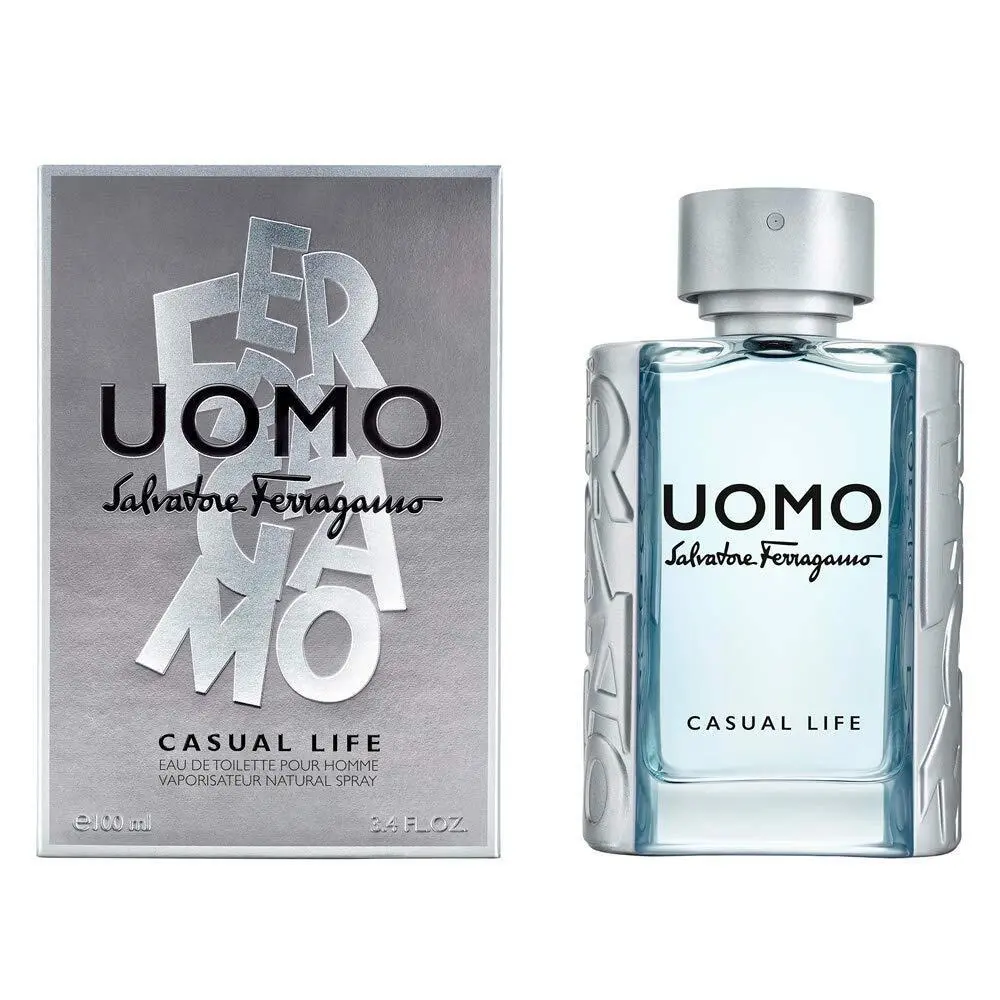 Uomo Casual Life by Salvatore Ferragamo 3.4 Fl oz Edt Spray For Men