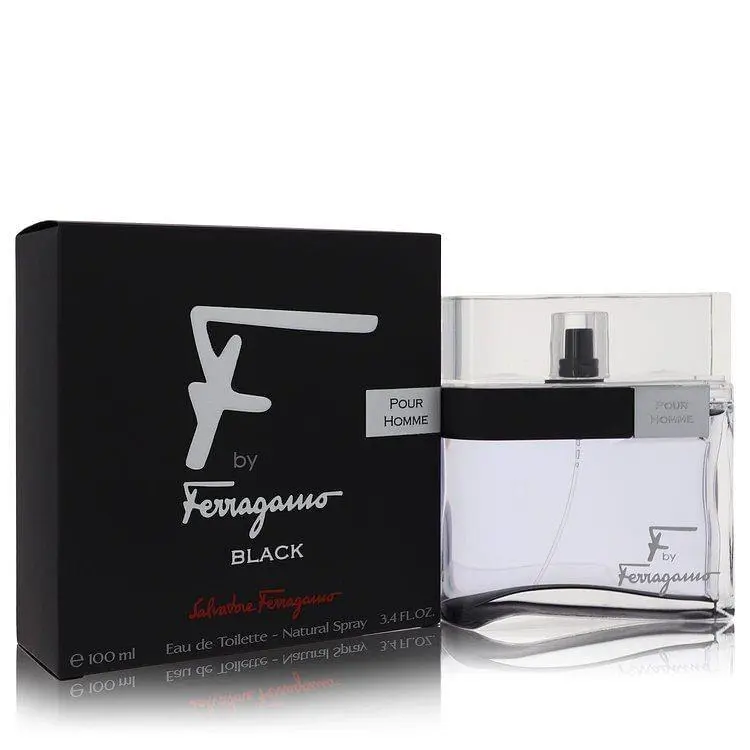F Black by Salvatore Ferragamo Eau De Toilette Spray 3.4 oz Men
