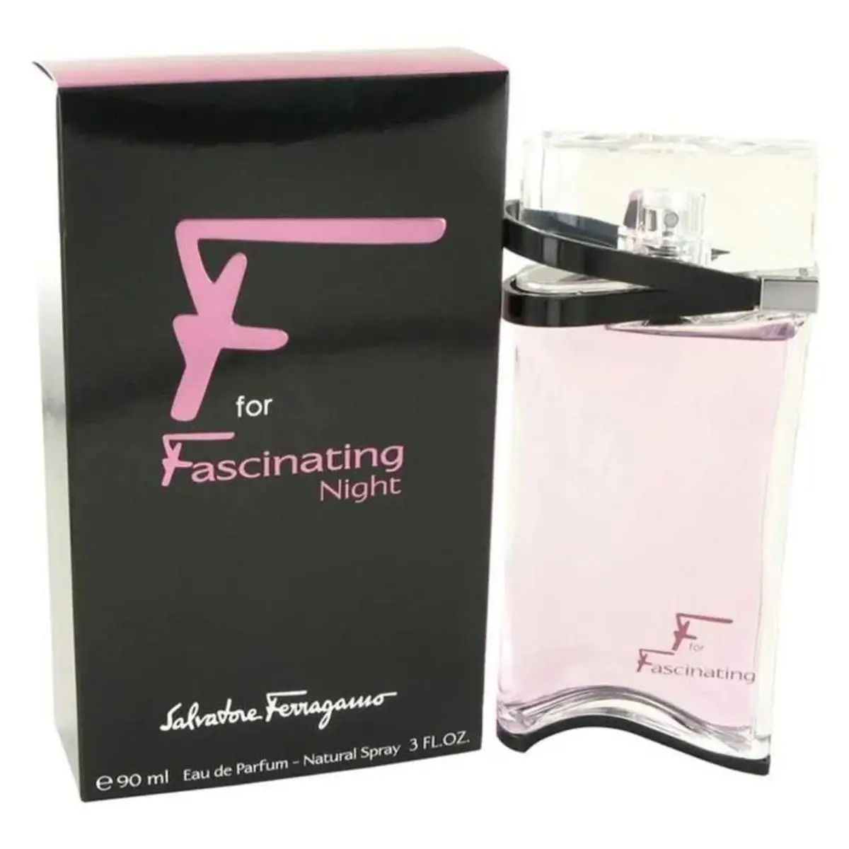 F For Fascinating Night by Salvatore Ferragamo 3 oz - 90ml Edp Spray /nib /rare