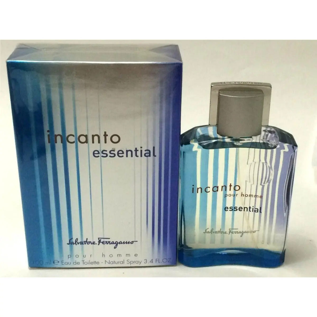 Incanto Essential Pour Homme By Salvatore Ferragamo Cologne Men 3.4oz Edt Spray