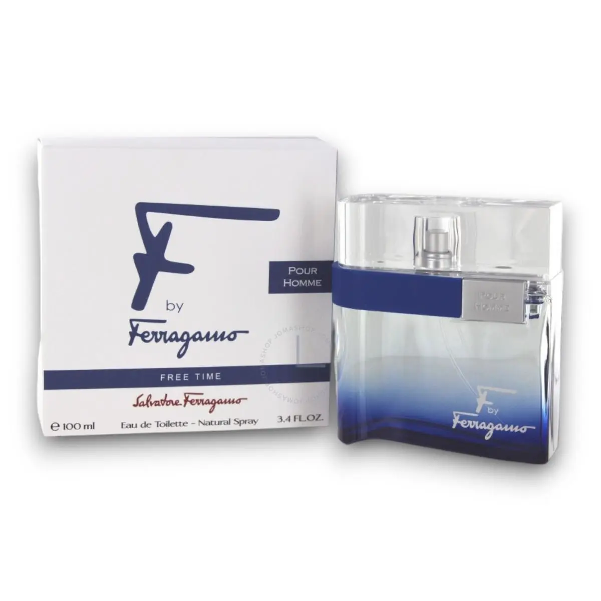 F Free Time by Salvatore Ferragamo 3.3/3.4 oz Edt Spray For Men