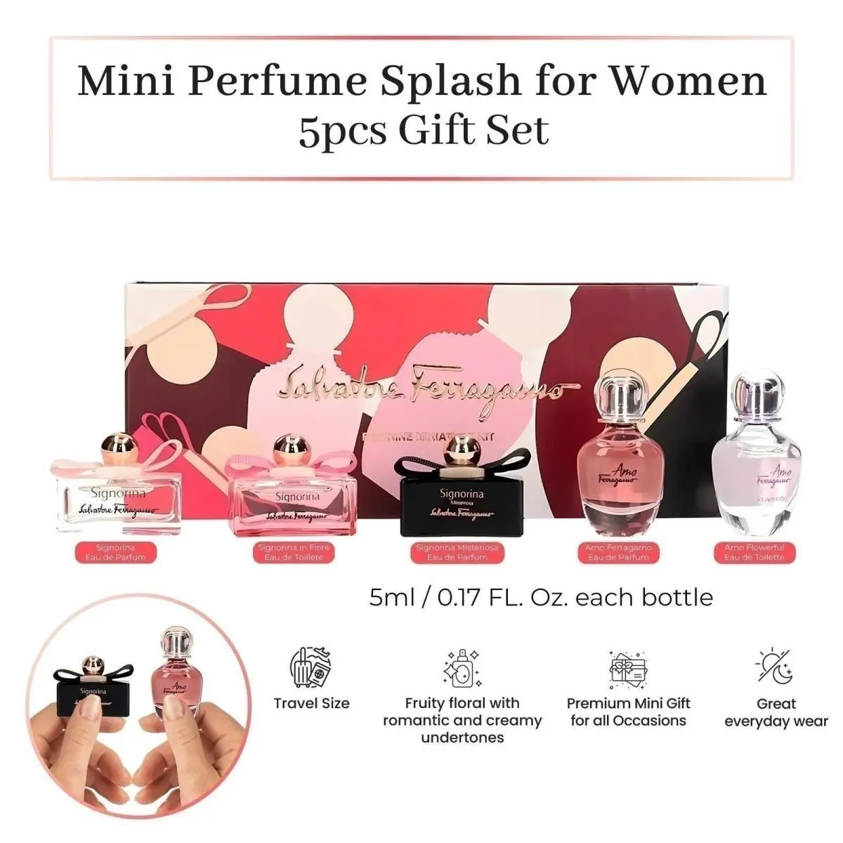 Salvatore Ferragamo Signorina Perfume For Women Fragrance Set
