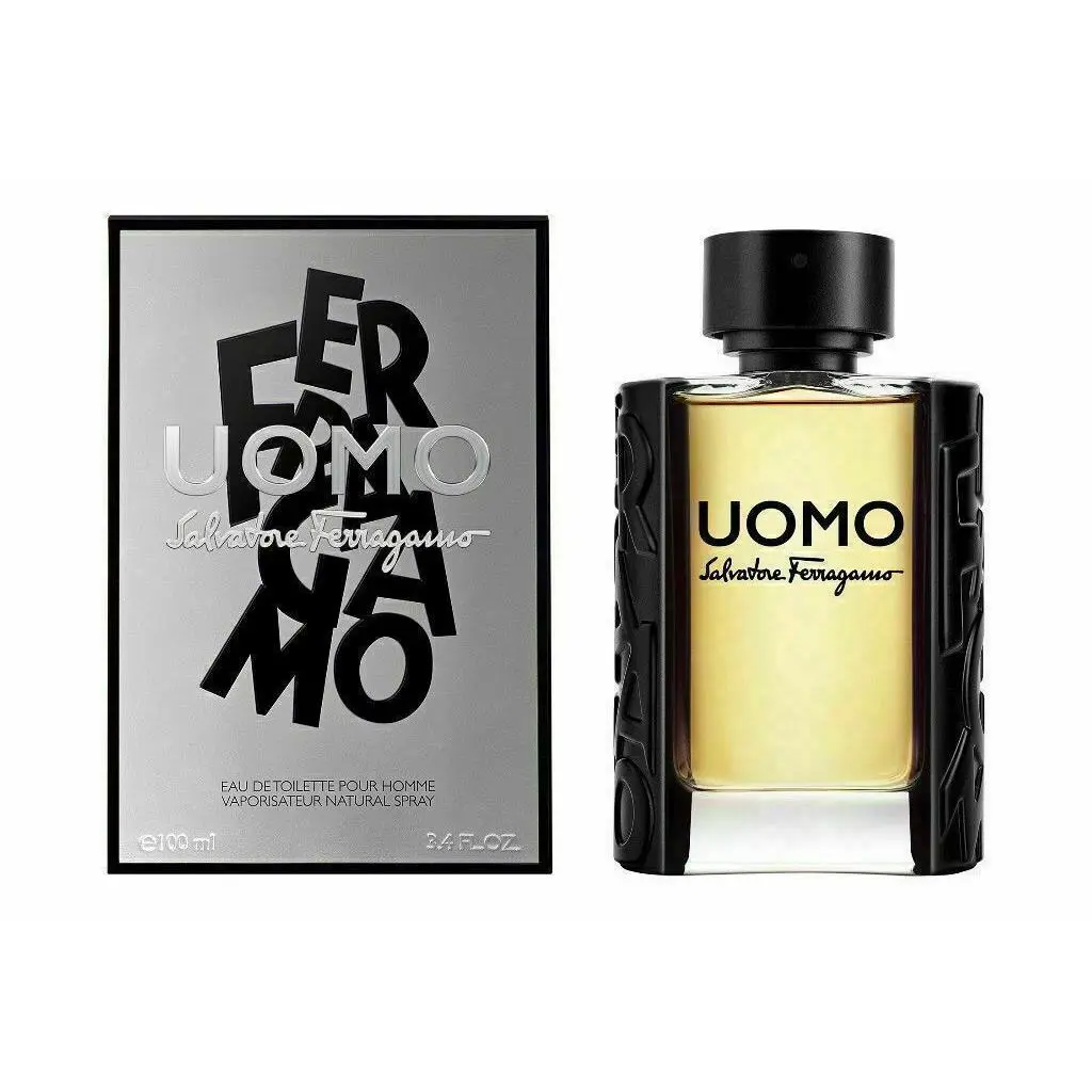 Ferragamo Uomo 3.4 OZ Eau DE Toilette Spray Mens Cologne Salvatore 100ML