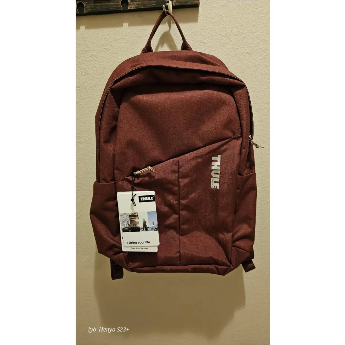 Notus Backpack Color Maroon 22L Capacity by Thule
