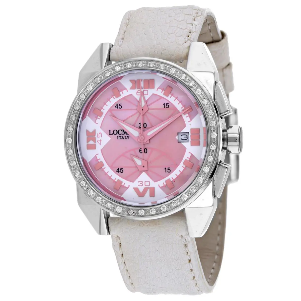 Locman Men`s Cavallo Pazzo Mother of Pearl Dial Watch - 161MOPWHD/WH by Locman Italy