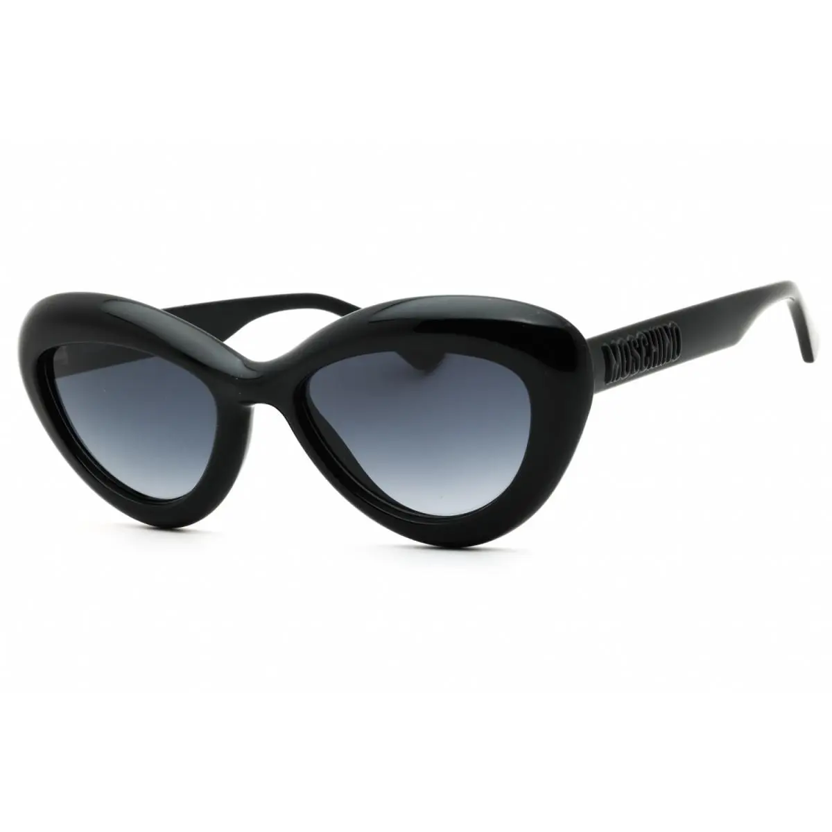 MOS163/S 0807 9O Black/dark Grey Gradient 55-19-140 Sunglasses by Moschino