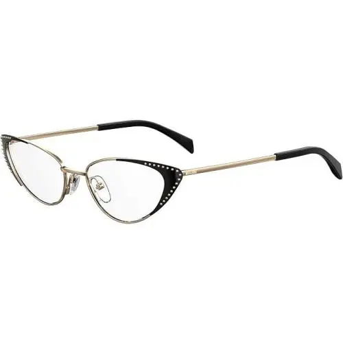 Moschino Rx Eyeglasses Frame - Mos 545 000 - Rose Gold / Black 52-17-145 - Frame: Gold