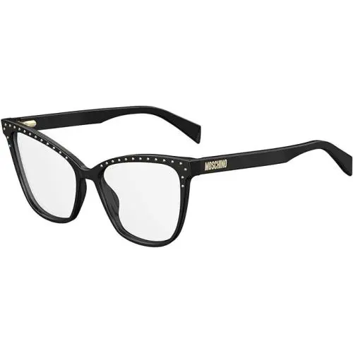 Moschino Women`s Rx Eyeglasses Frame - Mos 505 0807 - Black 54-16-140 - Frame: Black