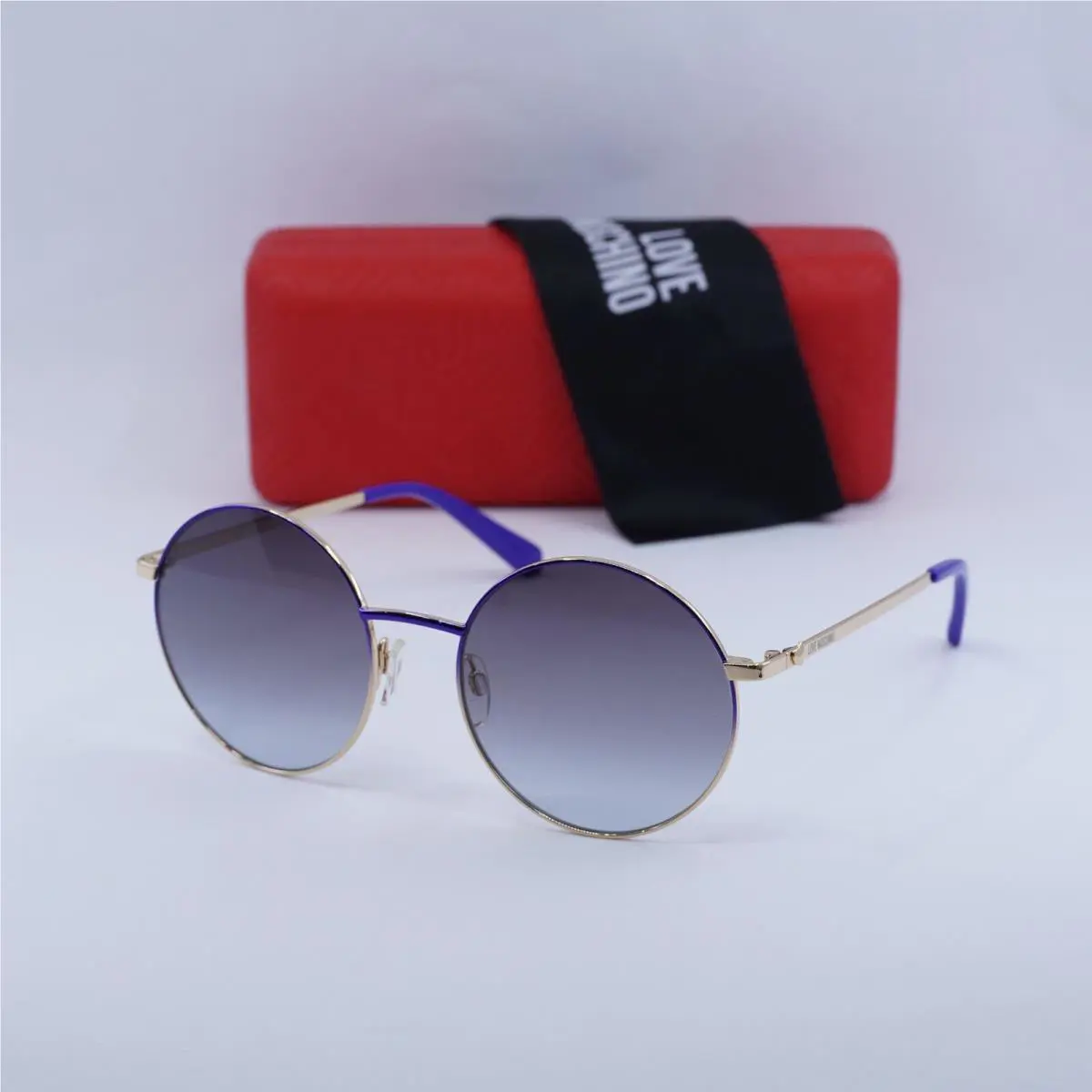 Moschino Love MOL037/S 0PJP GB Blue/gold/grey Azure Gradient 55-19-140