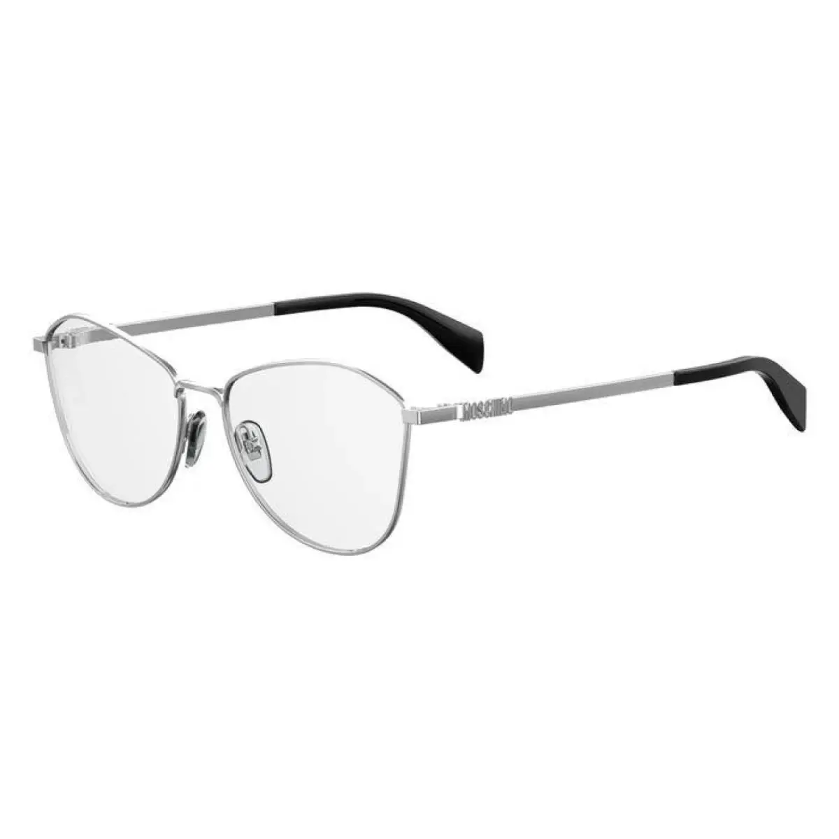 Moschino Women`s Rx Eyeglasses Frame - Mos 520 0010 - Palladium 55-15-140 - Frame: Palladium
