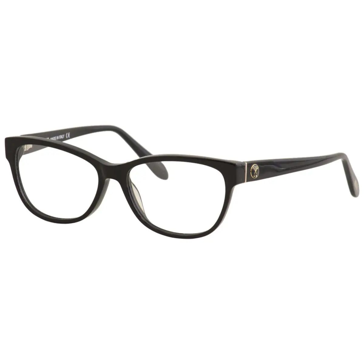 Moschino Women`s Eyeglasses MO296 MO/296 01 Black Full Rim Optical Frame 54mm