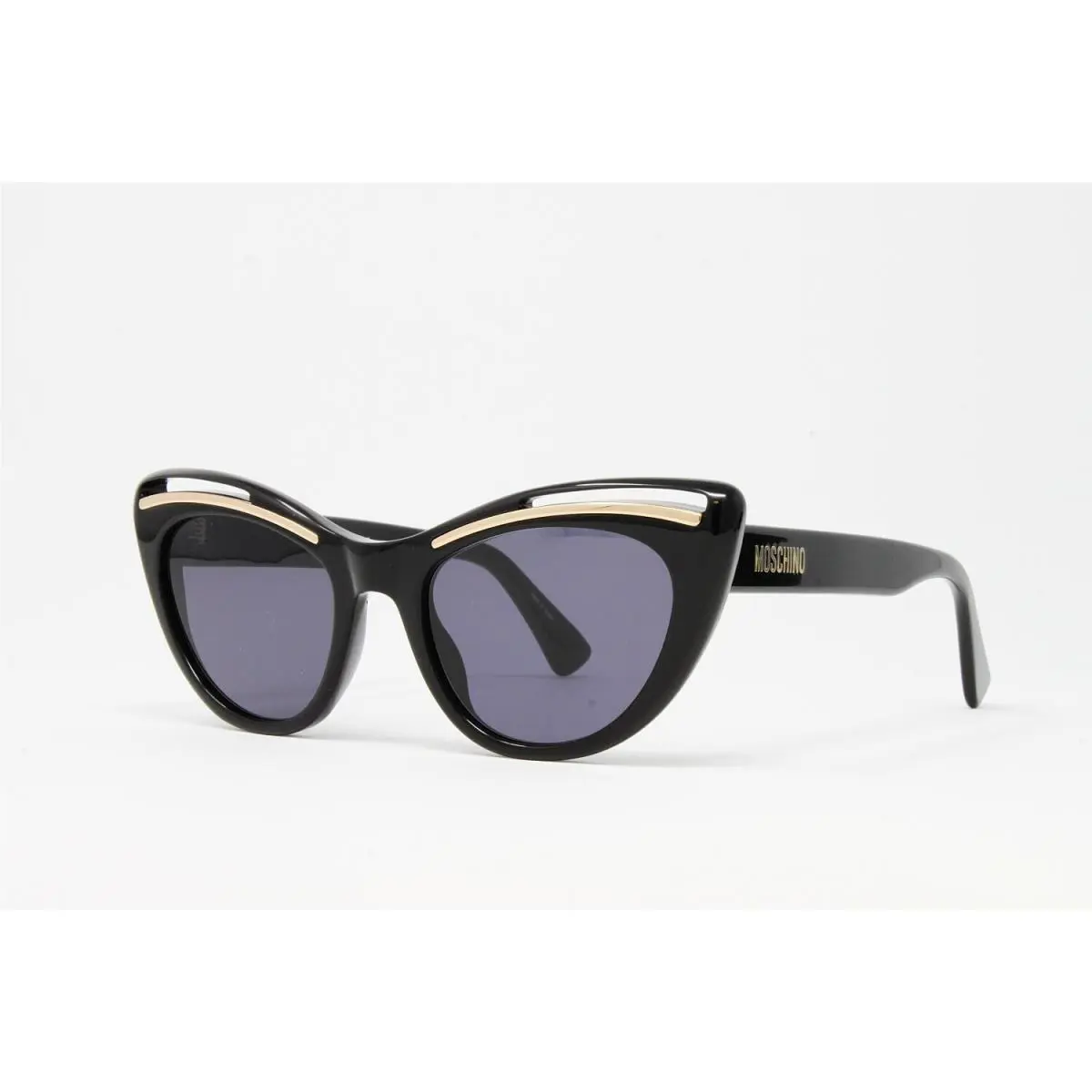 Moschino Women`s Cat Eye Sunglasses MOS036S-807 Black 51mm