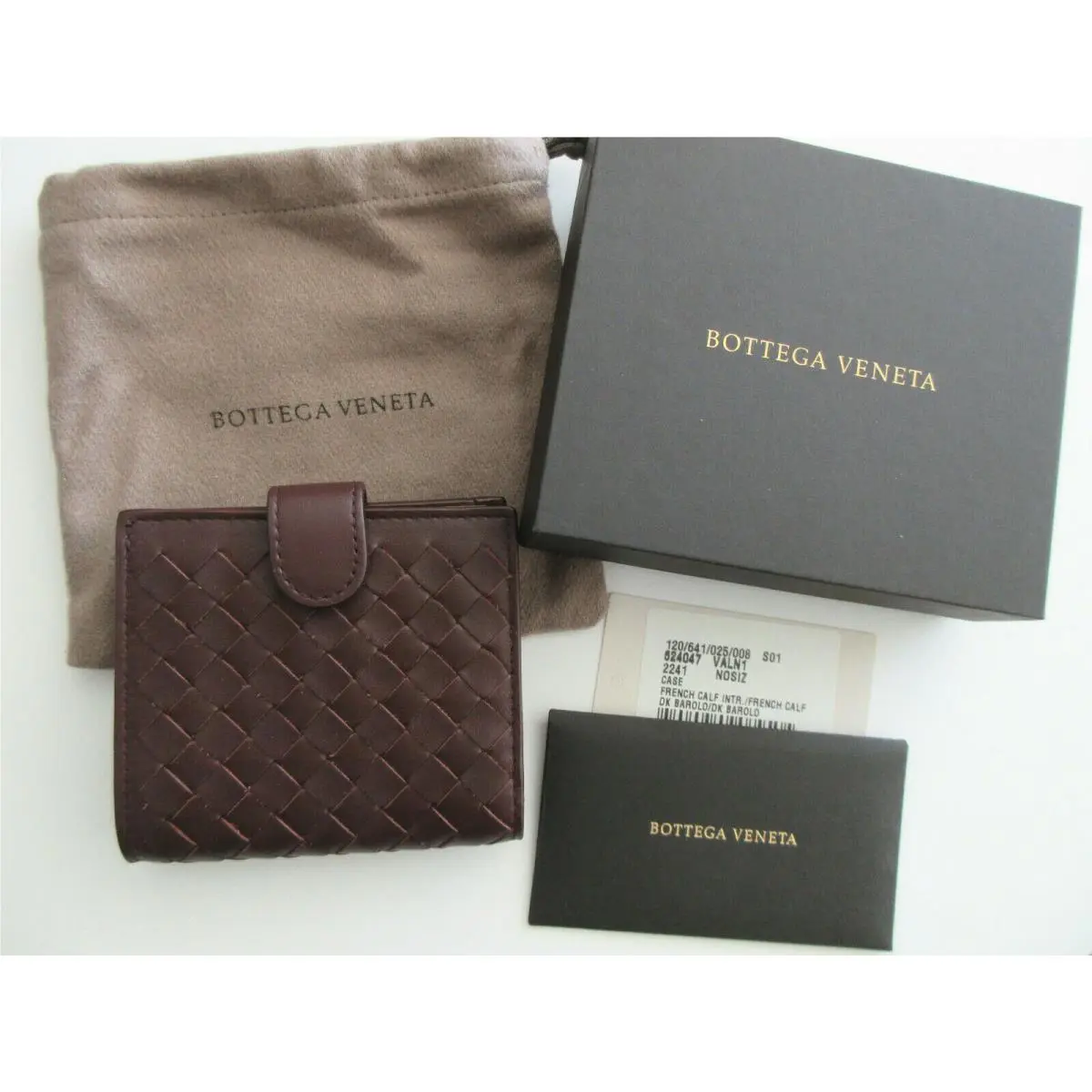 Bottega Veneta Intrecciato Woven Leather Small Wallet 624047