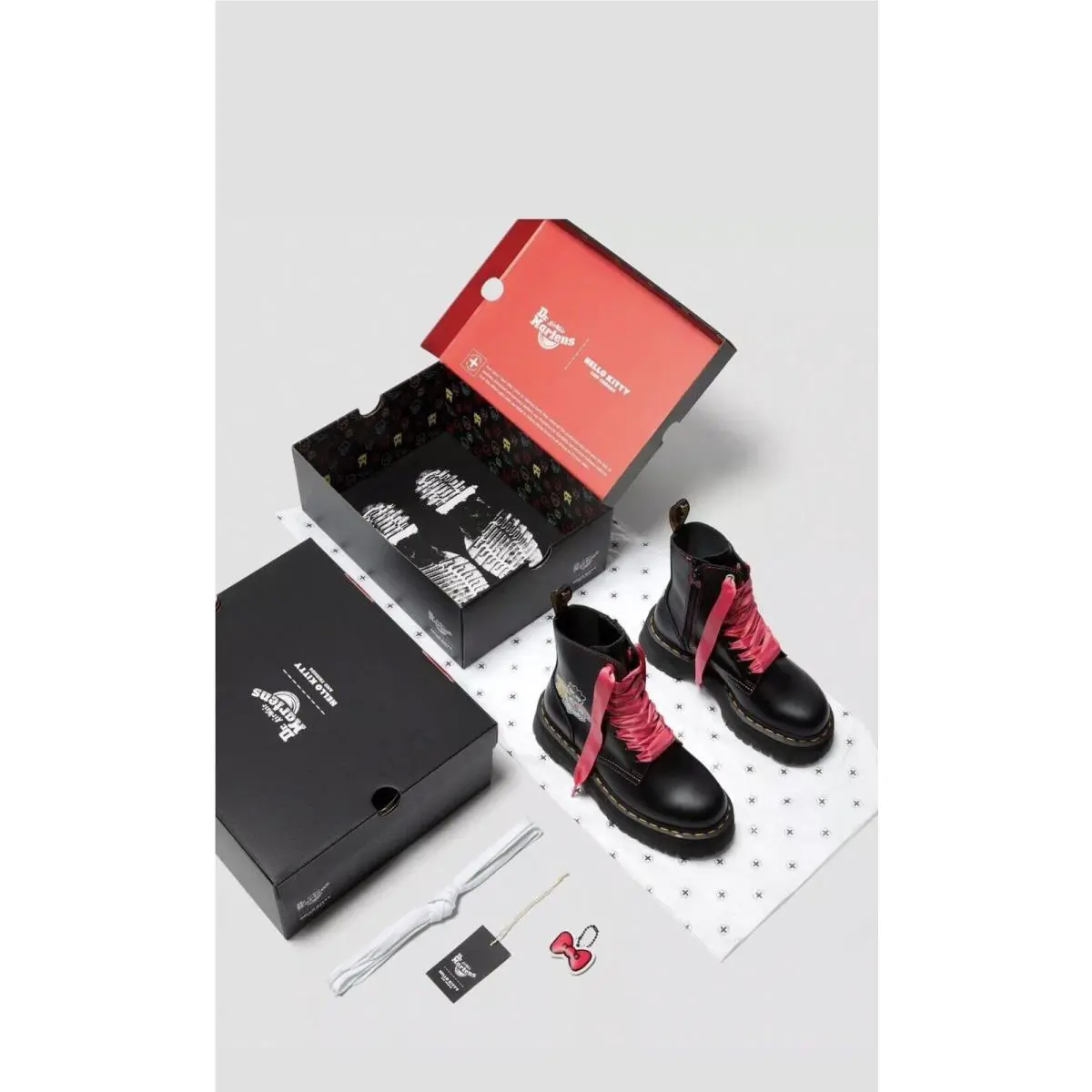 Dr. Martens shoes - Dr. Martens Women`s Jadon X Hello Kitty - Black 2