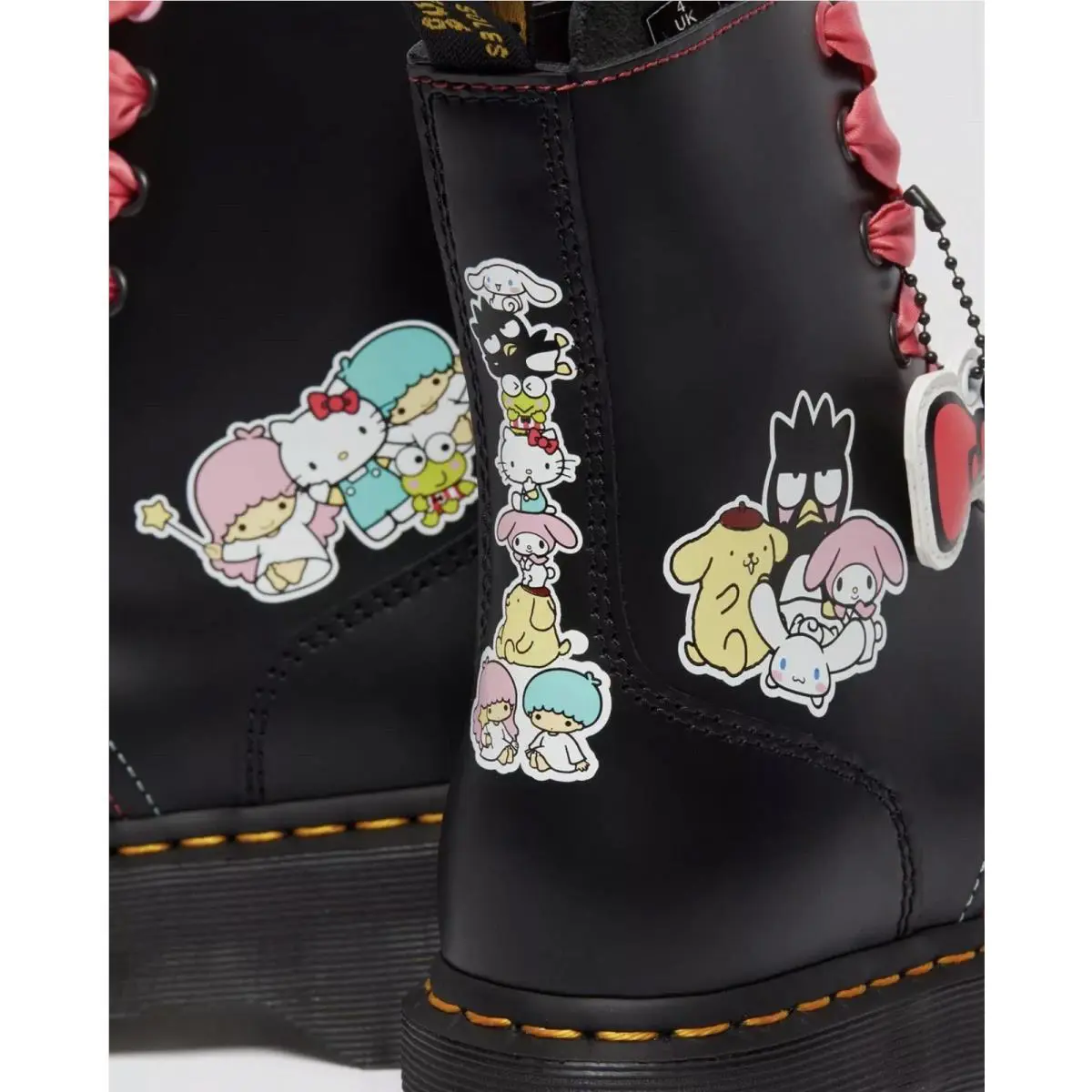 Dr. Martens shoes - Dr. Martens Women`s Jadon X Hello Kitty - Black 4
