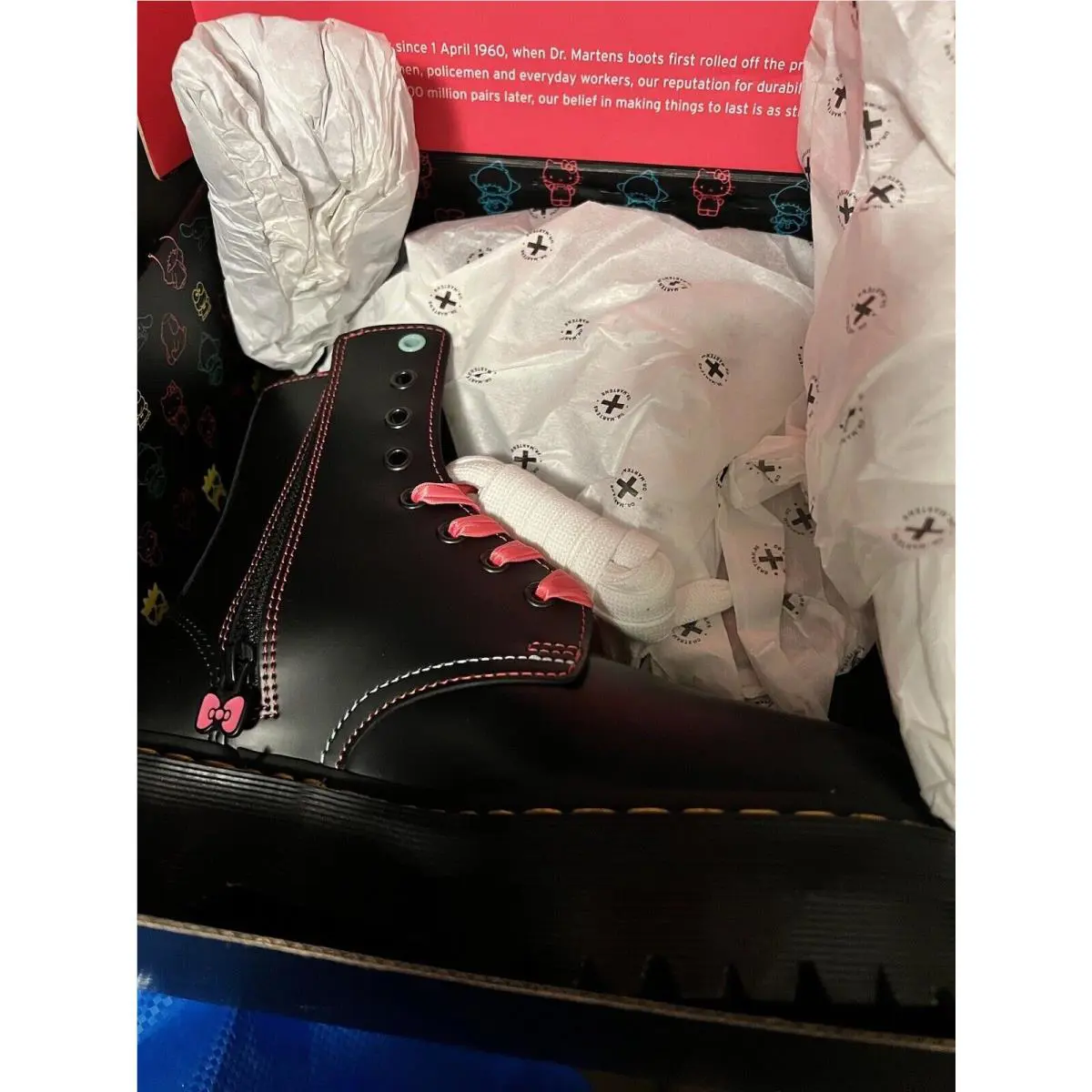 Dr. Martens shoes - Dr. Martens Women`s Jadon X Hello Kitty - Black 5