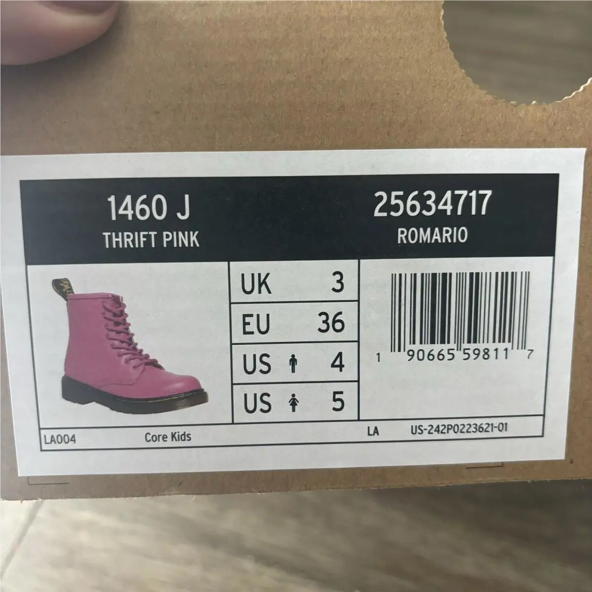 Dr. Martens shoes - Dr Martens 1460 J - Pink 6