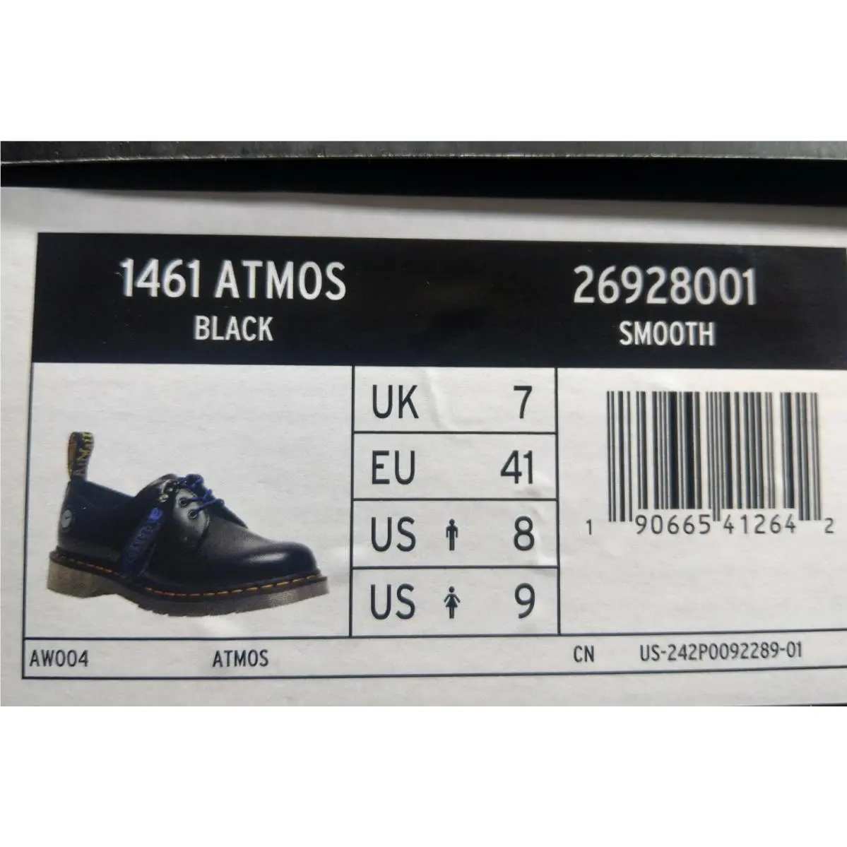 Dr. Martens shoes - 3 Eye Leather - Eye Leather - 26928001 - Black 8