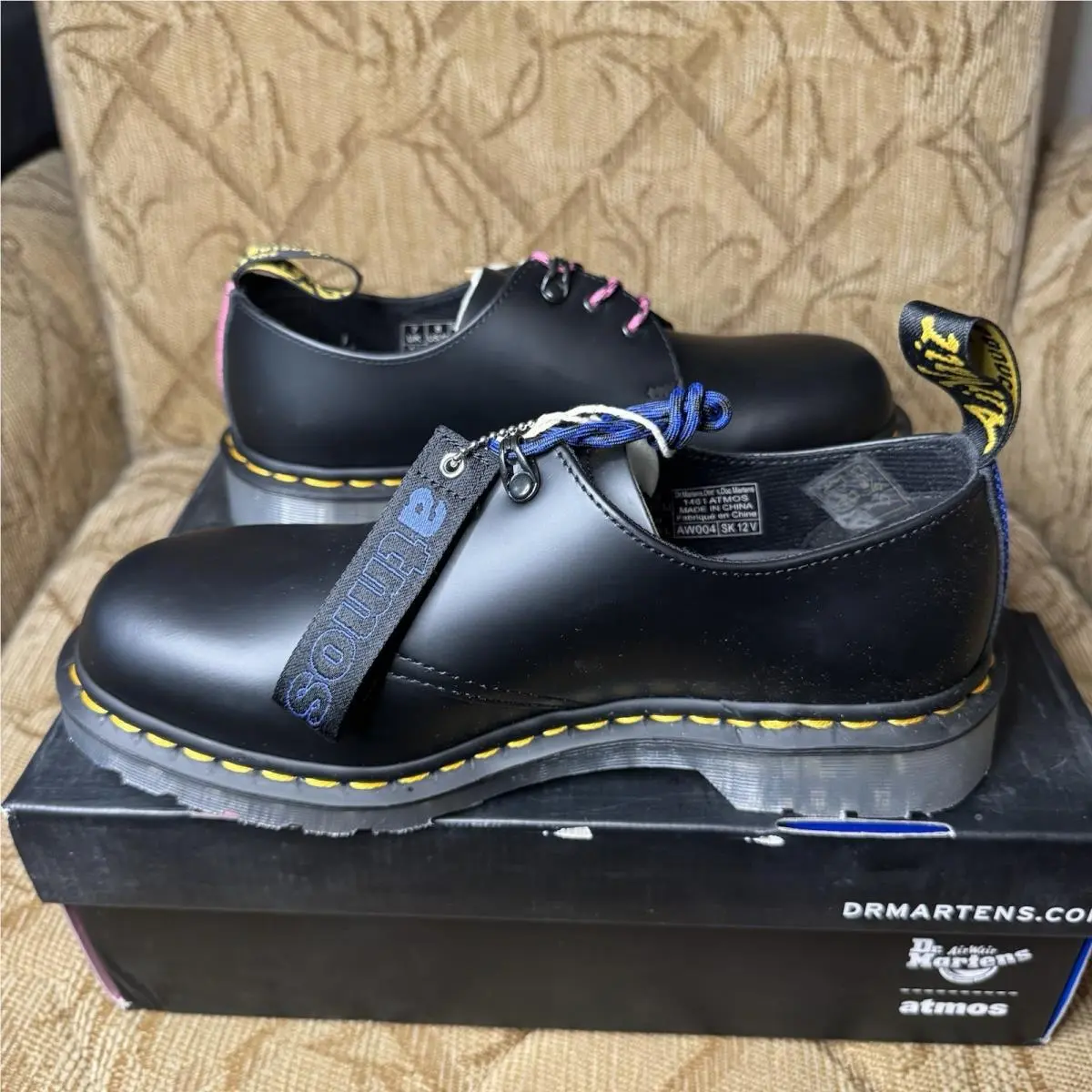 Dr. Martens shoes - Dr. Martens 1461 Atmos - Martens Atmos - 26928001 - Black (UPC: 190665412628) 2