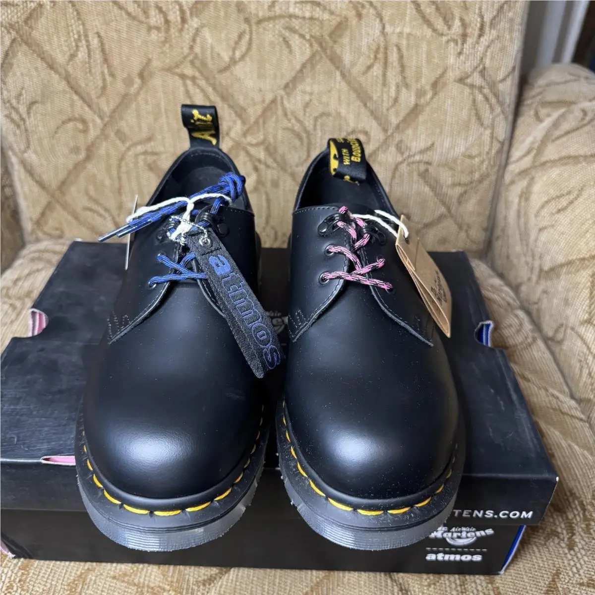 Dr. Martens shoes - Dr. Martens 1461 Atmos - Martens Atmos - 26928001 - Black (UPC: 190665412628) 4