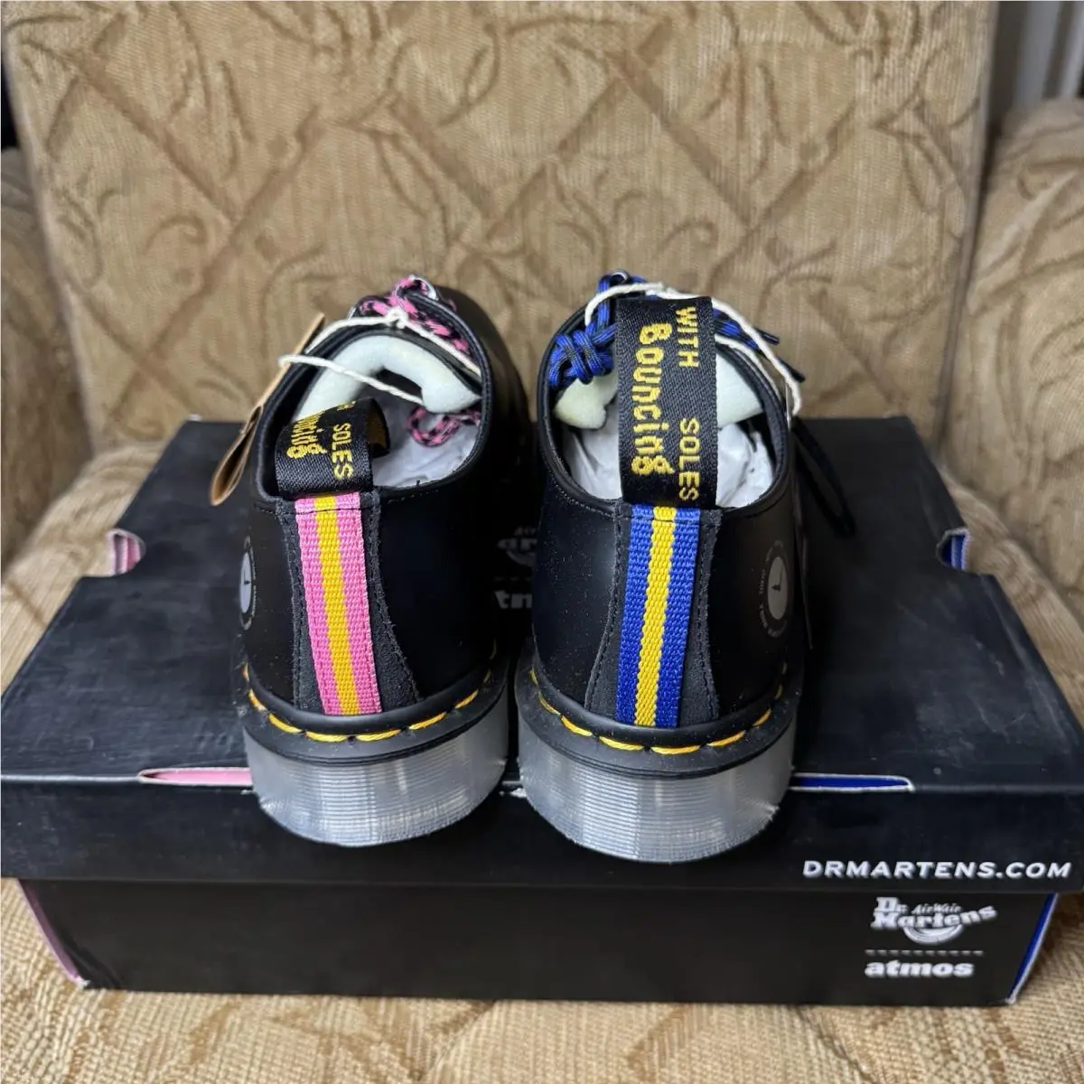 Dr. Martens shoes - Dr. Martens 1461 Atmos - Martens Atmos - 26928001 - Black (UPC: 190665412628) 5