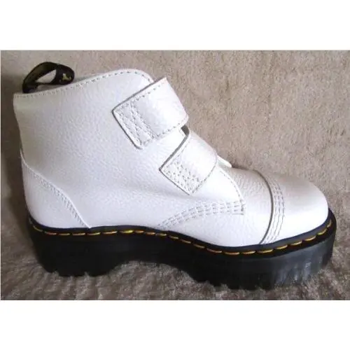 Dr. Martens shoes - Dr Martens Devon Flower - Devon Flower - White (UPC: 190665510836) 5