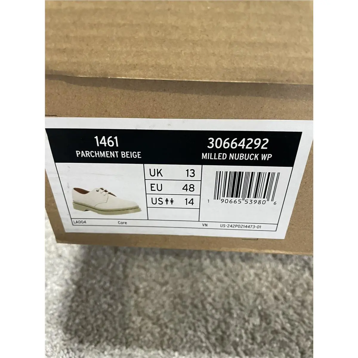 Dr. Martens shoes - 1461 Oxford - Oxford - 30664292 - Beige (UPC: 190665539806) 10