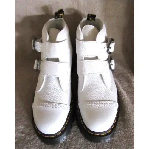 Dr. Martens shoes - Dr Martens Devon Flower - Devon Flower - White (UPC: 190665510850) 2