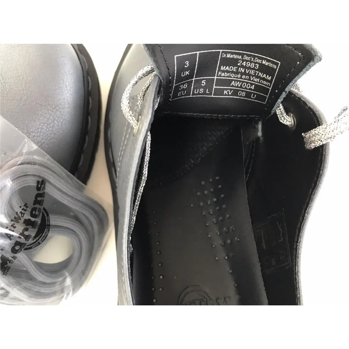 Dr. Martens shoes - Dr. Martens Virginia - Martens Virginia - Undefined - Gunmetal Gray, Manufacturer: Metallic Virginia (UPC: 190665273182) 9