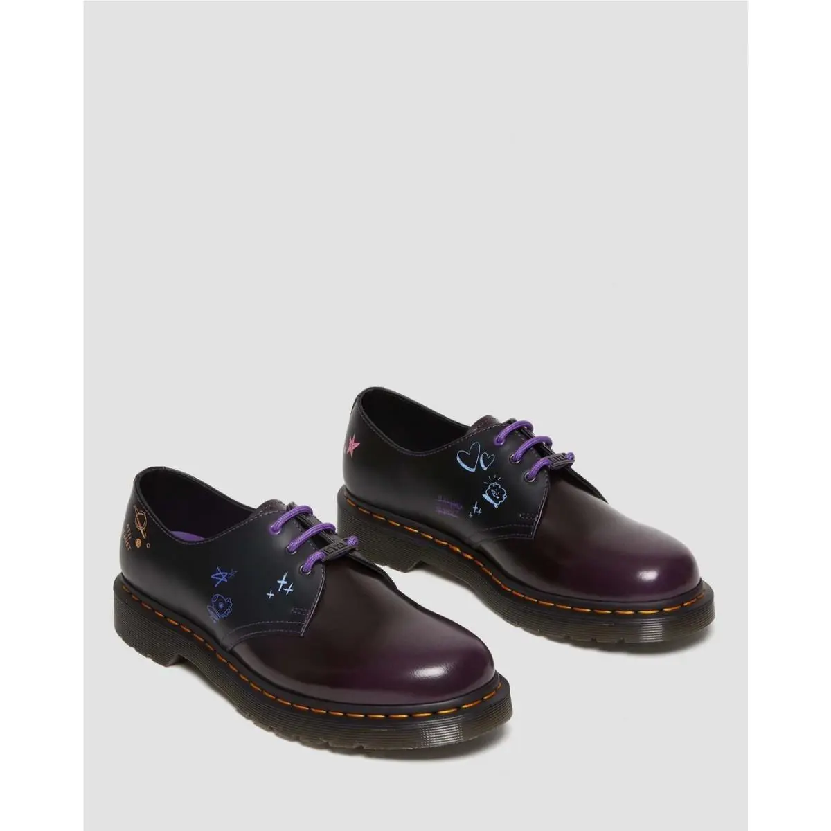 Dr. Martens shoes - Dr. Martens 1461 BT21 - Martens - Black Purple 3