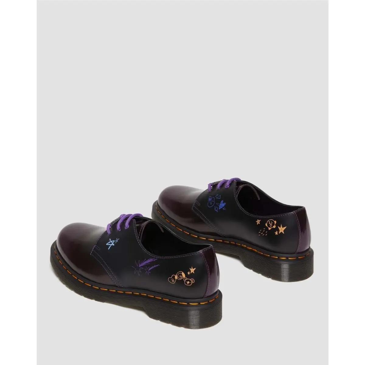 Dr. Martens shoes - Dr. Martens 1461 BT21 - Martens - Black Purple 4
