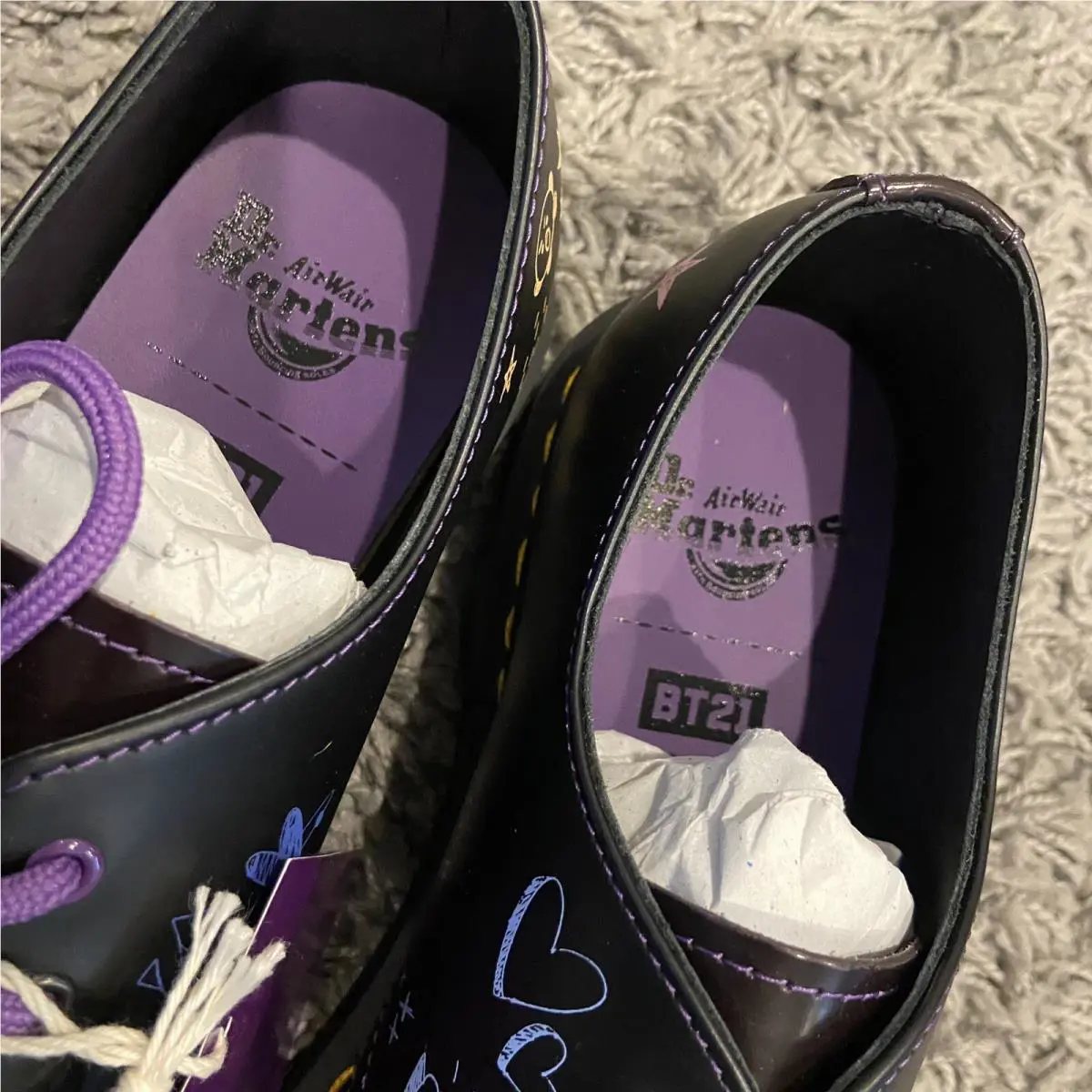 Dr. Martens shoes - Dr. Martens 1461 BT21 - Martens - Black Purple 15