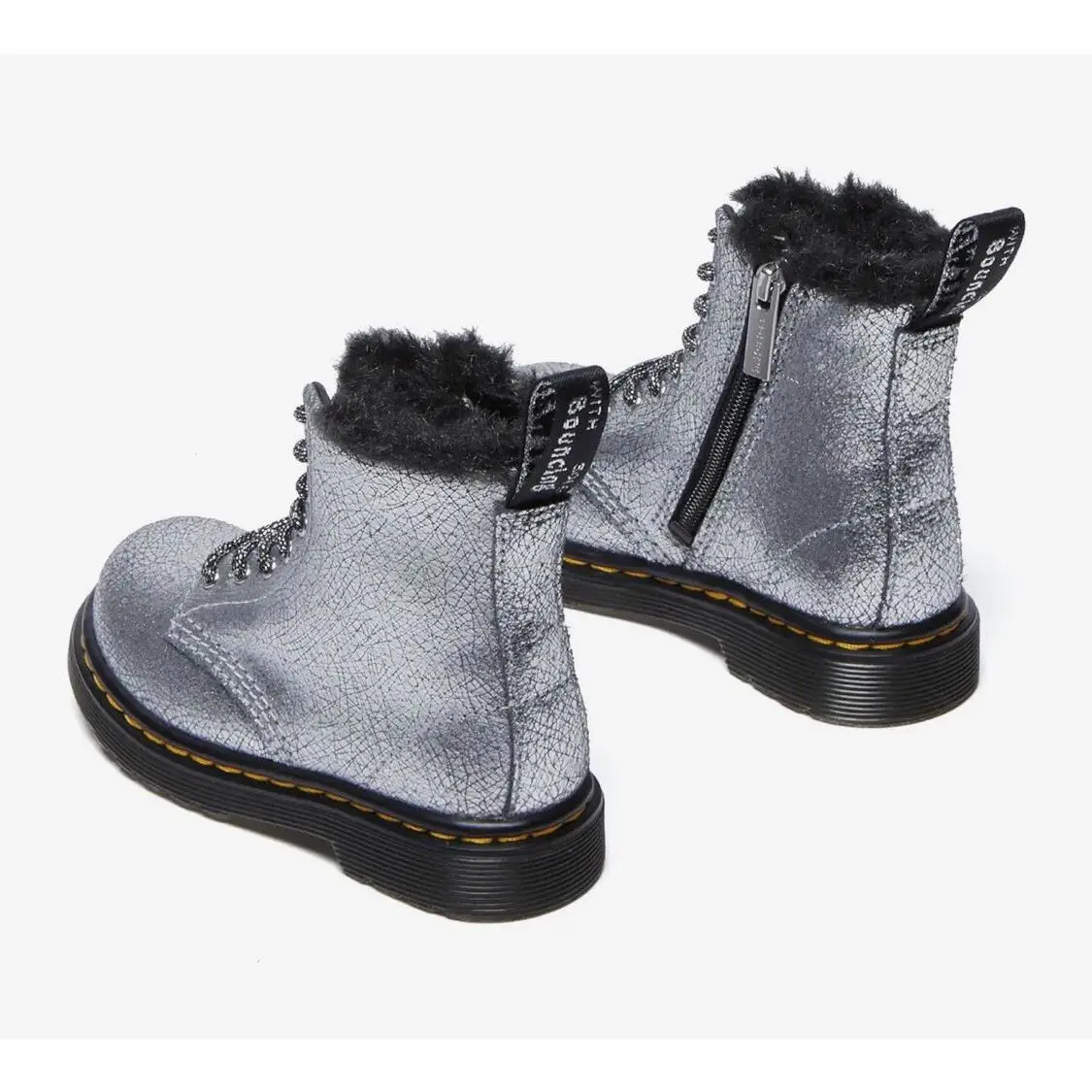 Dr. Martens shoes - Kid `s Collection - Kid Collection - Silver (UPC: 0190665671803) 12