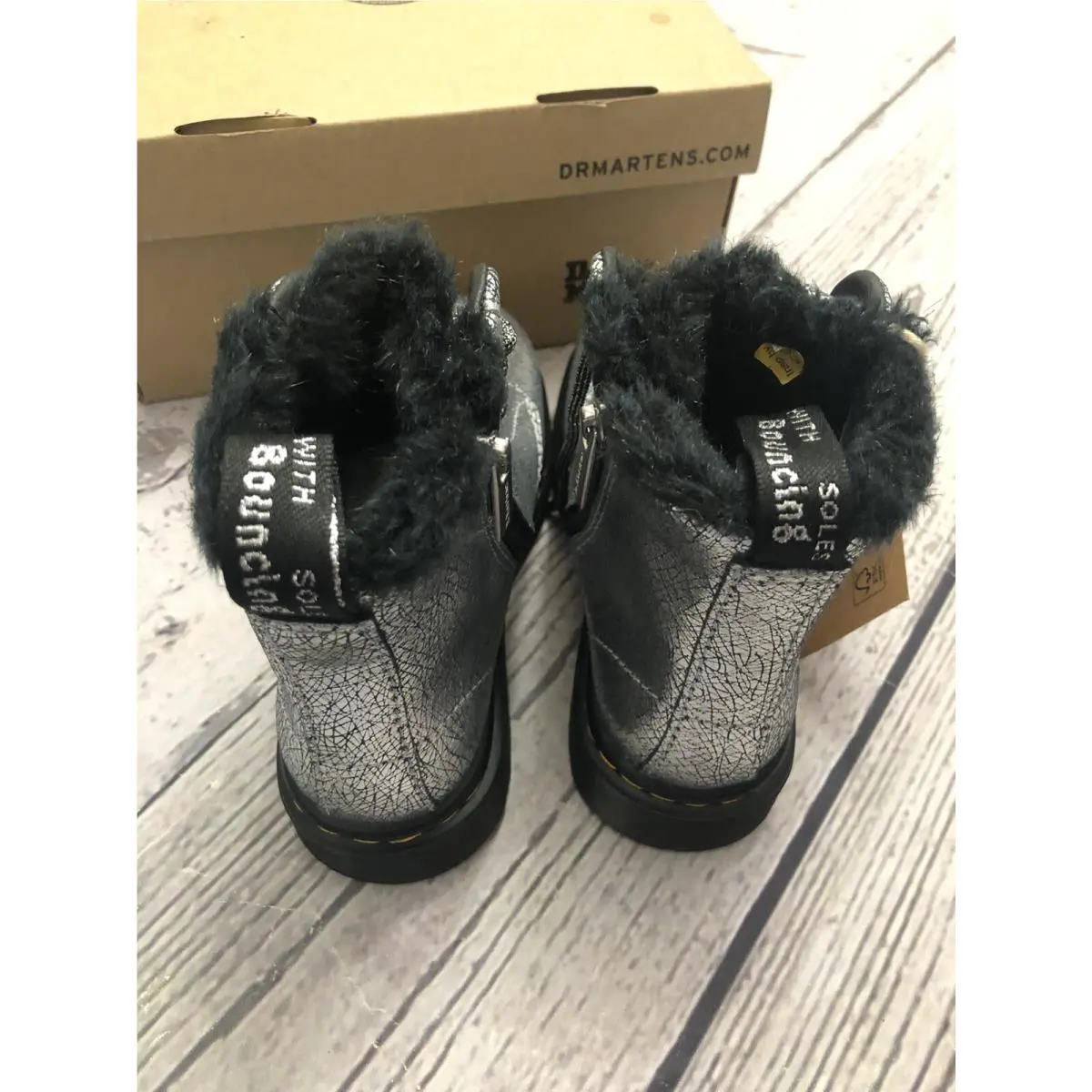 Dr. Martens shoes - Kid `s Collection - Kid Collection - Silver (UPC: 0190665671803) 3