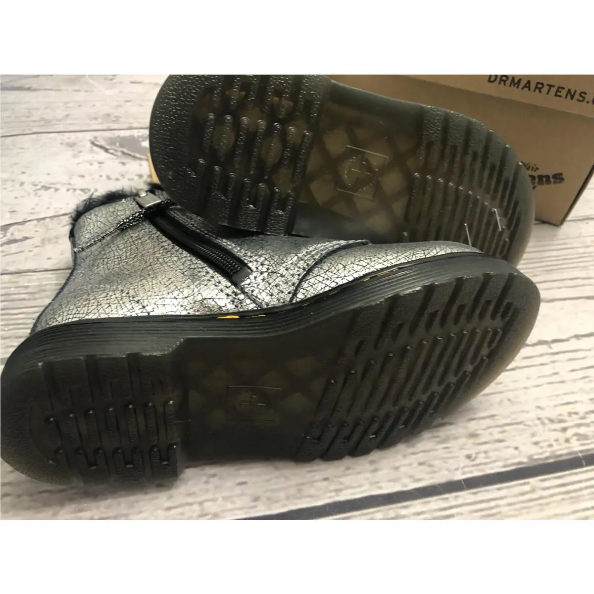 Dr. Martens shoes - Kid `s Collection - Kid Collection - Silver (UPC: 0190665671803) 1