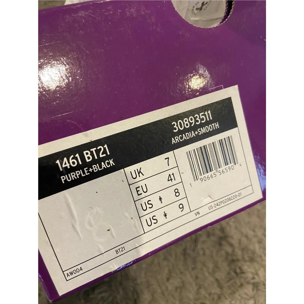 Dr. Martens shoes - Purple Black 10