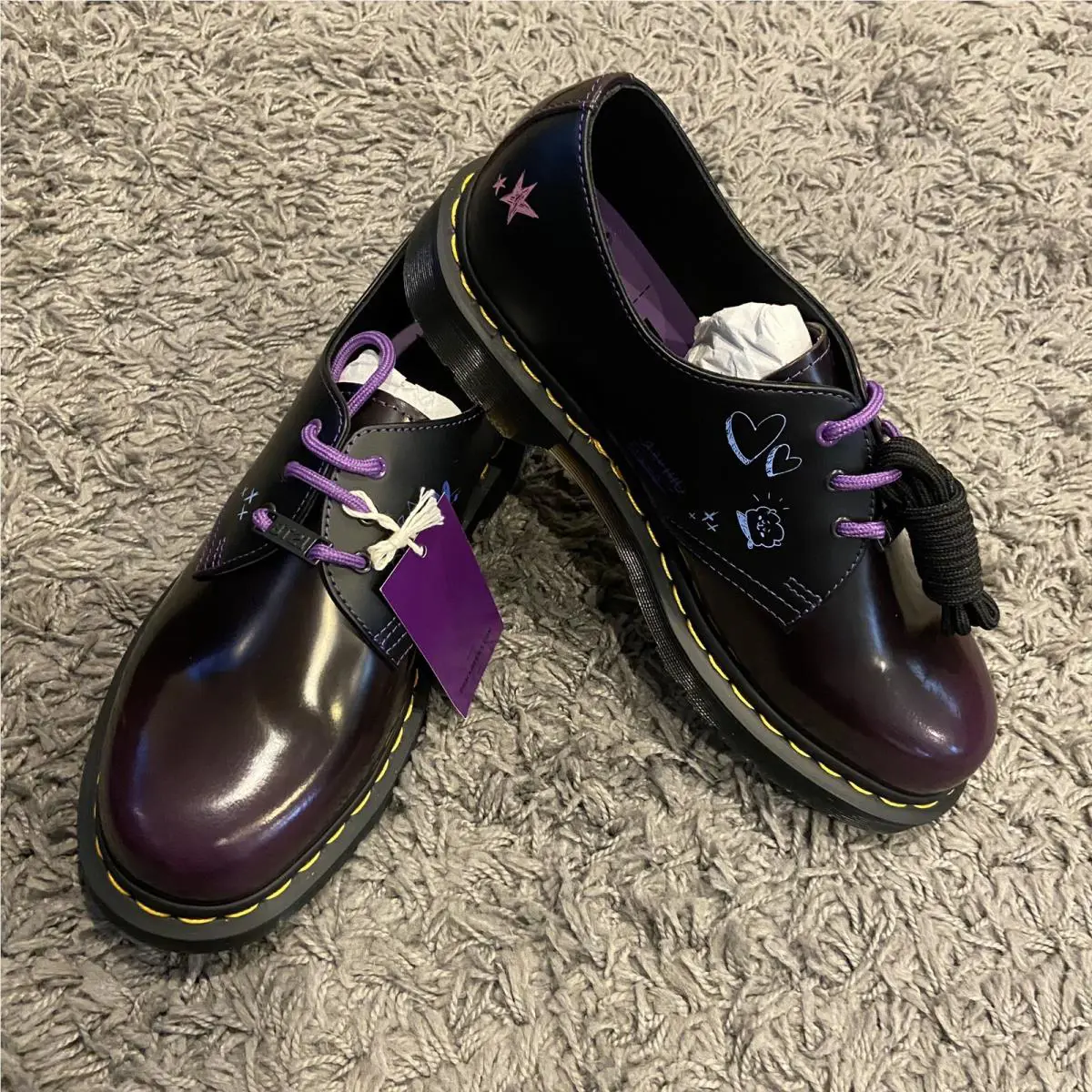 Dr. Martens shoes - Purple Black 12