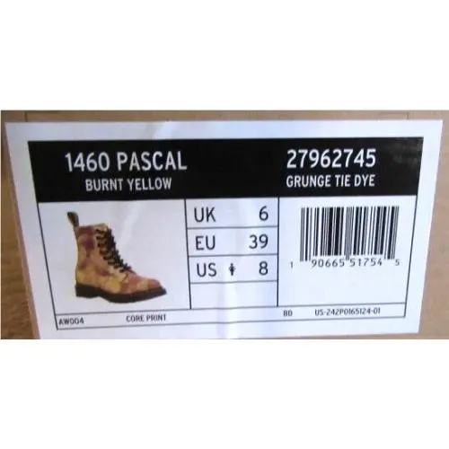Dr. Martens shoes - Dr. Martens Pascal - Martens Pascal - Yellow (UPC: 190665517545) 8