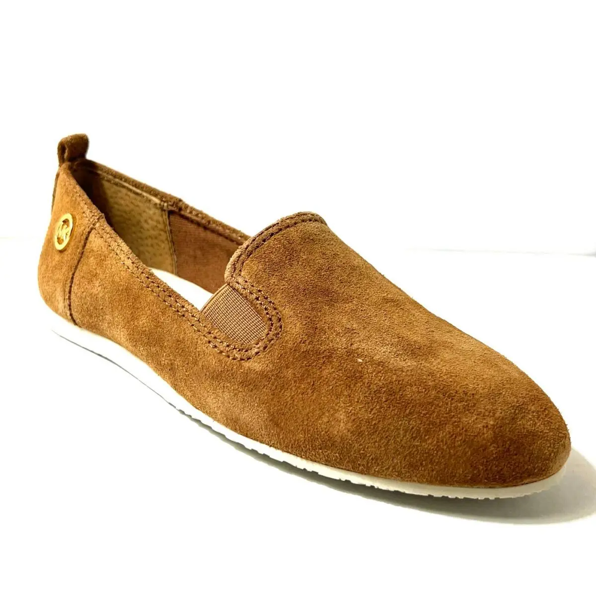 Merritt Slip on Luggage Shoes Flats Size 5.5 M by Michael Kors