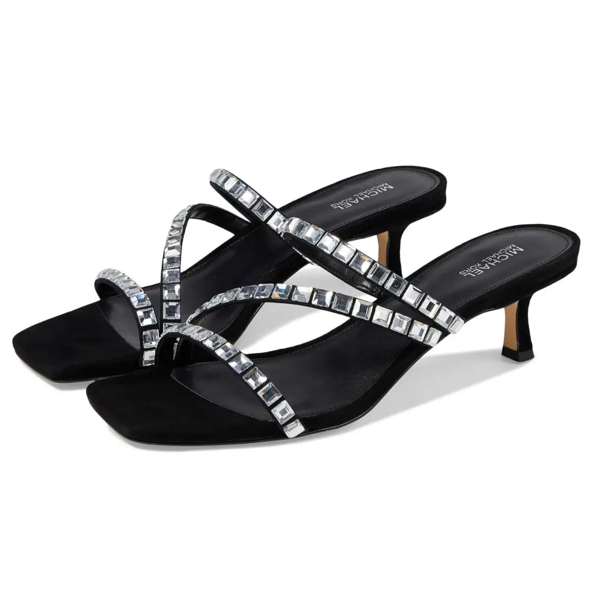 Michael Kors Women`s Celia Kitten Slide Black