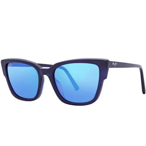 Maui Jim Kou Blue Hawaii Cat Eye Ladies Sunglasses MJB884 03 Kou - Frame: Blue, Lens: Blue