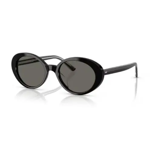 Oliver Peoples 0OV5565SU Lumar 1731R5 Black Carbon Grey Oval Women`s Sunglasses